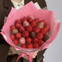 Букет из клубники в шоколаде праздничный фото 2